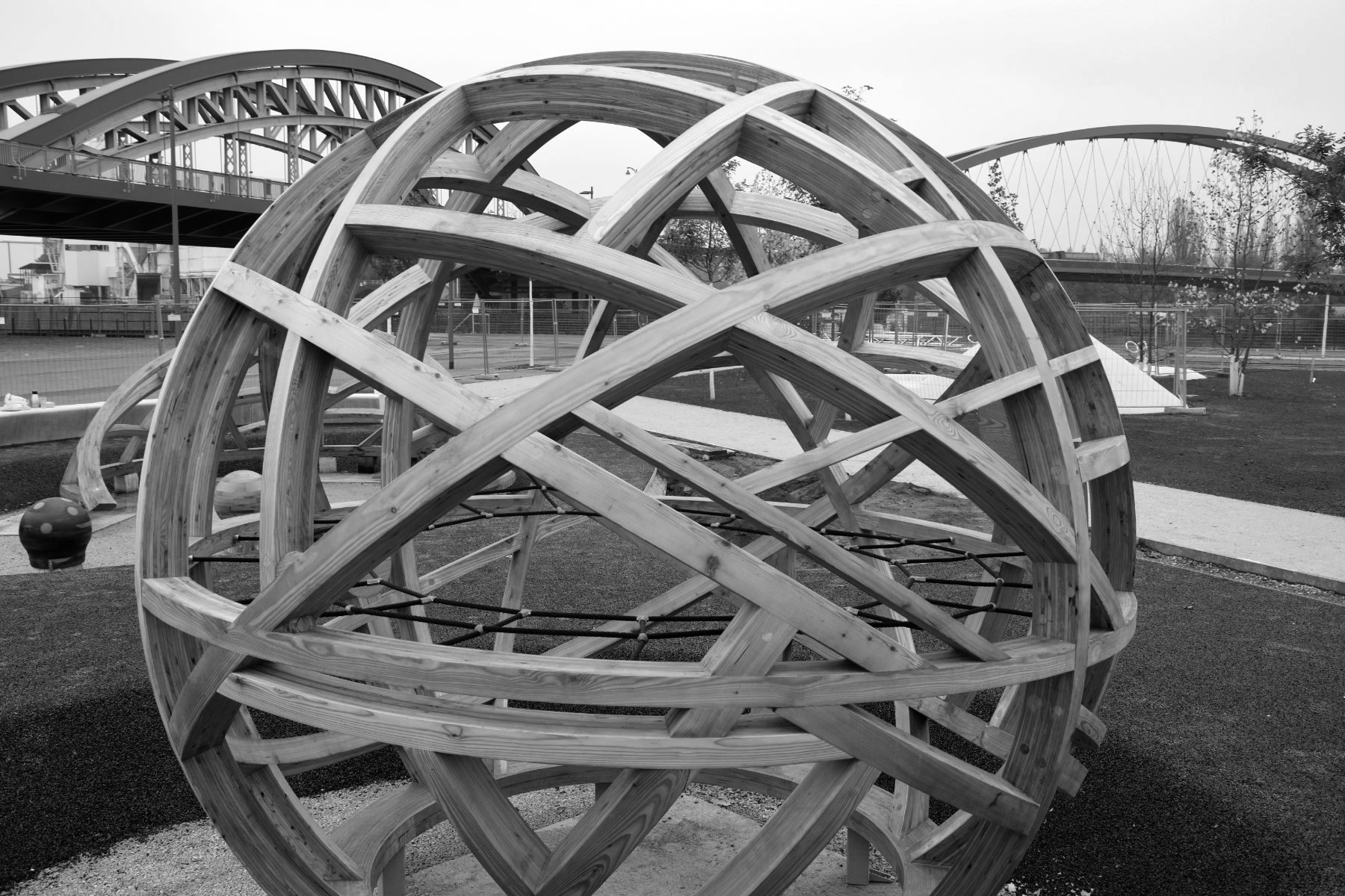 Bällespielplatz, Hafenpark, Frankfurt am Main 2015